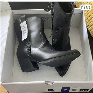 Dolce Vita Black Heeled Boots